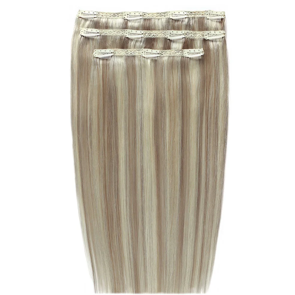 Beauty Works Deluxe Clip Ins 20 Inch - Champagne Blonde Image 1