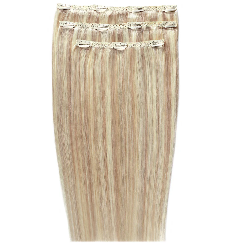 Beauty Works Deluxe Clip Ins 20 Inch - LA Blonde Image 1