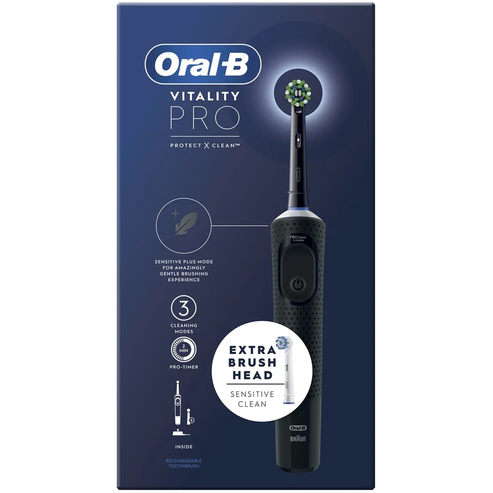 Oral B Vitality PRO Black Electric Toothbrush Image 1