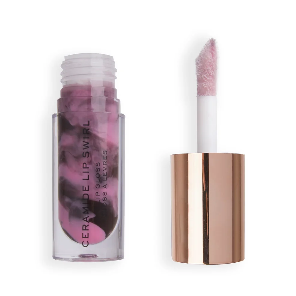Makeup Revolution Lip Swirl Ceramide Gloss (Various Shades) Image 1