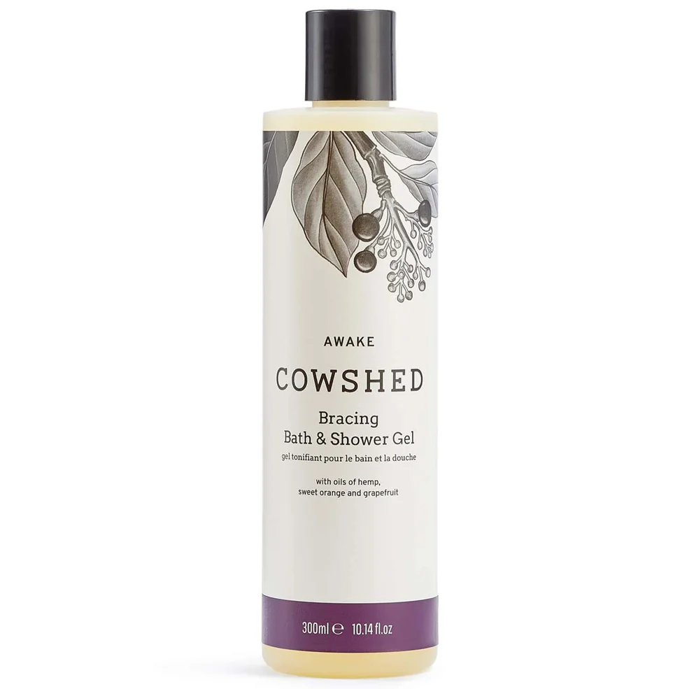 Cowshed AWAKE Bracing Bath and Shower Gel 300ml Image 1