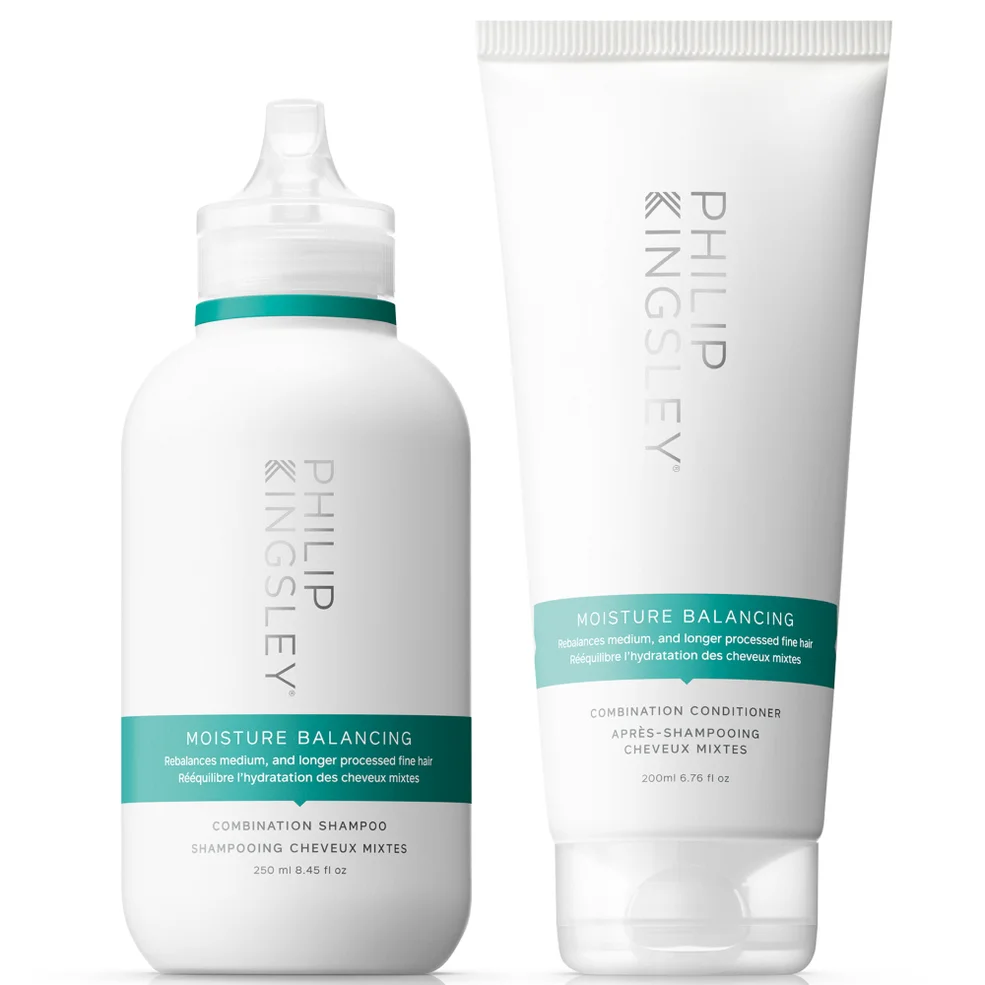 Philip Kingsley Moisture Balancing Shampoo 250ml and Conditioner 200ml Duo Image 1
