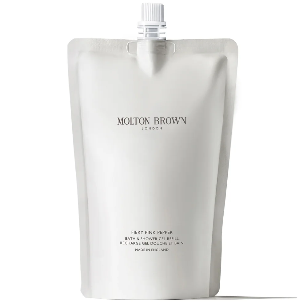 Molton Brown Fiery Pink Pepper Bath and Shower Gel Refill 400ml Image 1