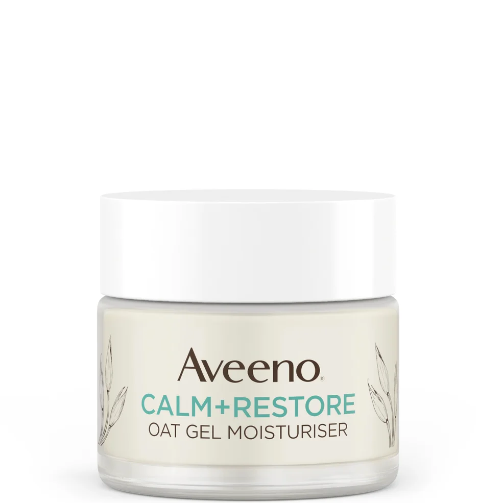 Aveeno Face Calm and Restore Oat Gel Moisturiser 50ml Image 1