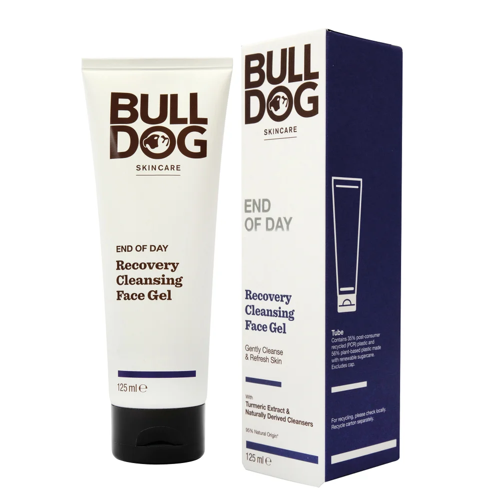 Bulldog Skincare for Men End of Day Recovery Cleansing Gel 125ml Image 1
