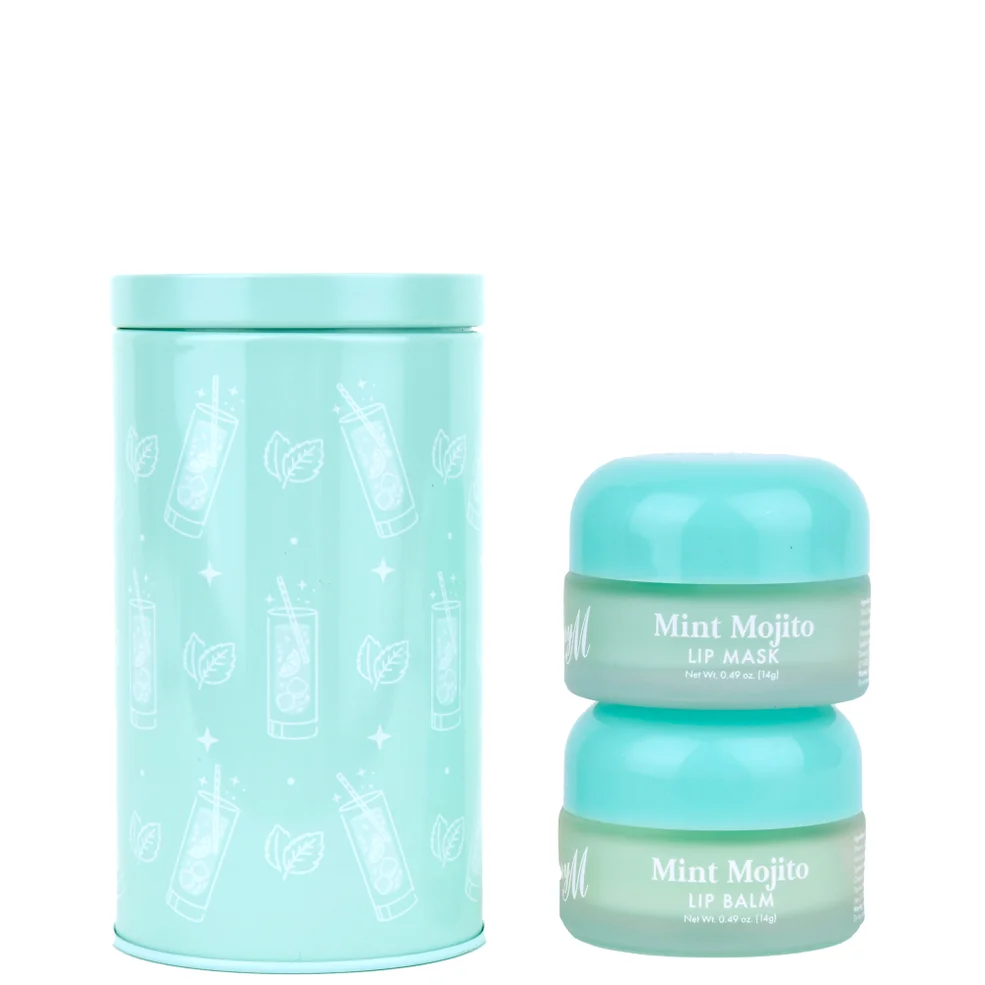 Barry M Cosmetics Lip Care Duo in Tin - Mint Mojito Image 1