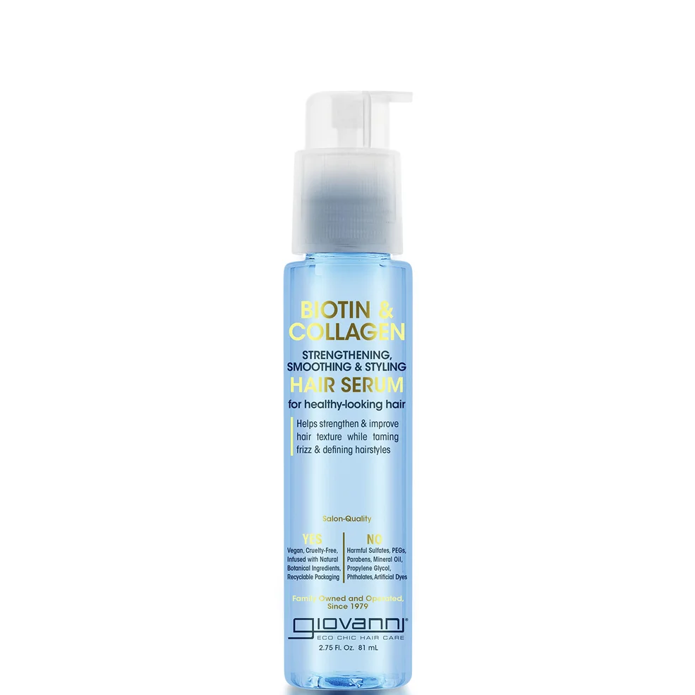 Giovanni Biotin & Collagen Hair Strength Styling Serum 81ml Image 1