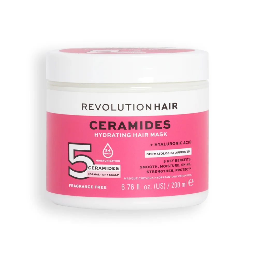 Revolution Haircare 5 Ceramides and Hyaluronic Acid Hydrating Hair Mask 200ml Image 1