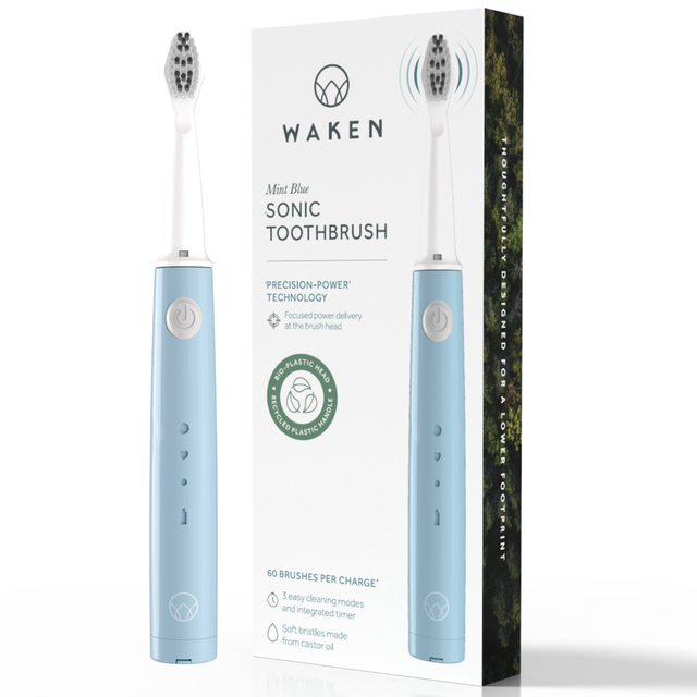 Waken Mouthcare Sonic Toothbrush Handle - Mint Blue