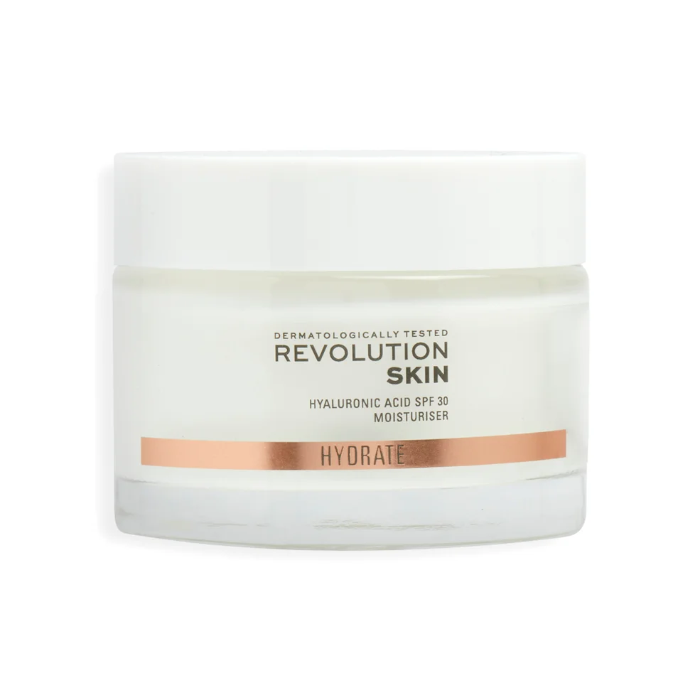 Revolution Skin Hyaluronic Acid SPF 30 Moisturiser 50ml Image 1