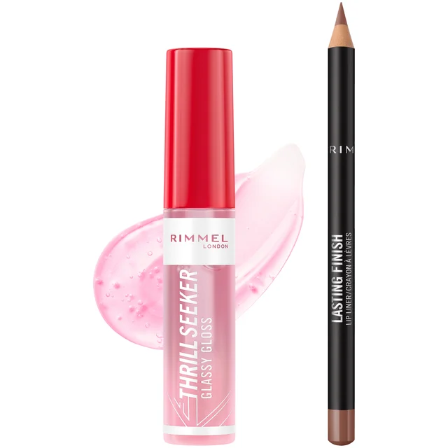 Rimmel Thrill Seeker Glassy Gloss and Lasting Finish Lip Liner (Various Shades)