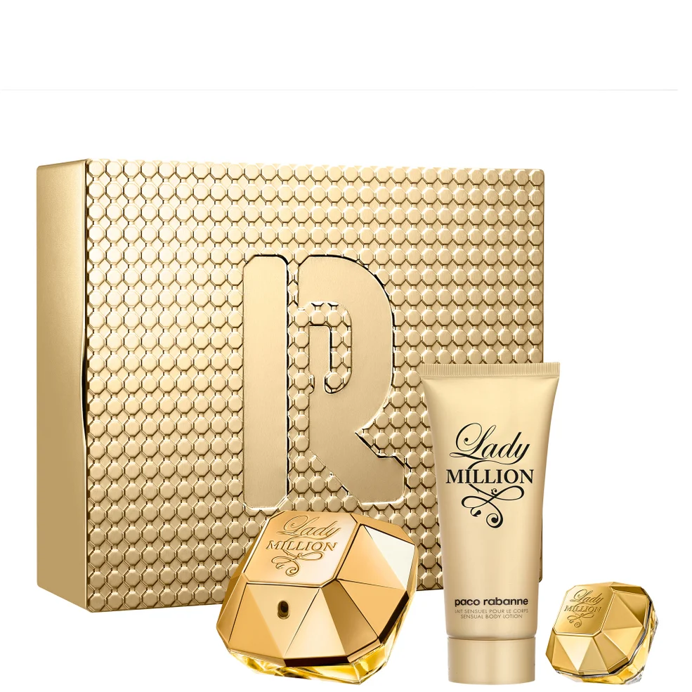 Paco Rabanne Lady Million 80ml Eau de Parfum and 100ml Sensual