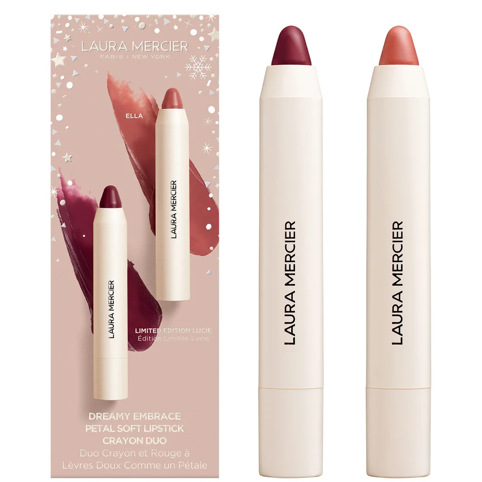 Laura Mercier Dreamy Embrace Petal Soft Lipstick Crayon Duo Image 1