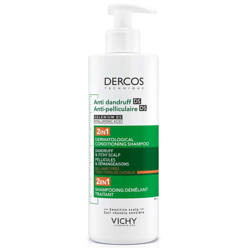 Vichy Dercos Anti-Dandruff 2in1 Dermatological Conditioning Shampoo 390ml Image 1