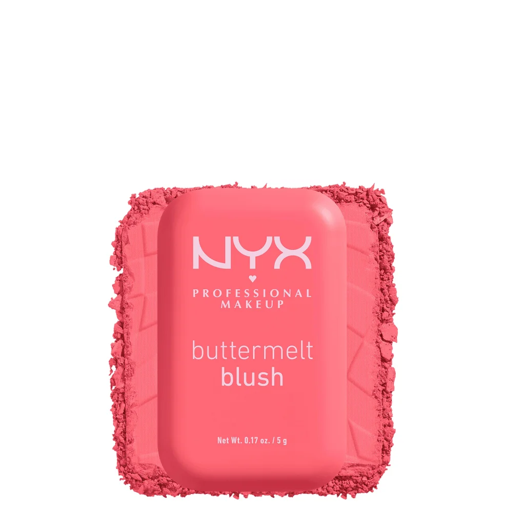 NYX Professional Makeup Buttermelt Powder Blush up to 12H Wear, Fade and Transfer Resistant (Various Shades) Image 1