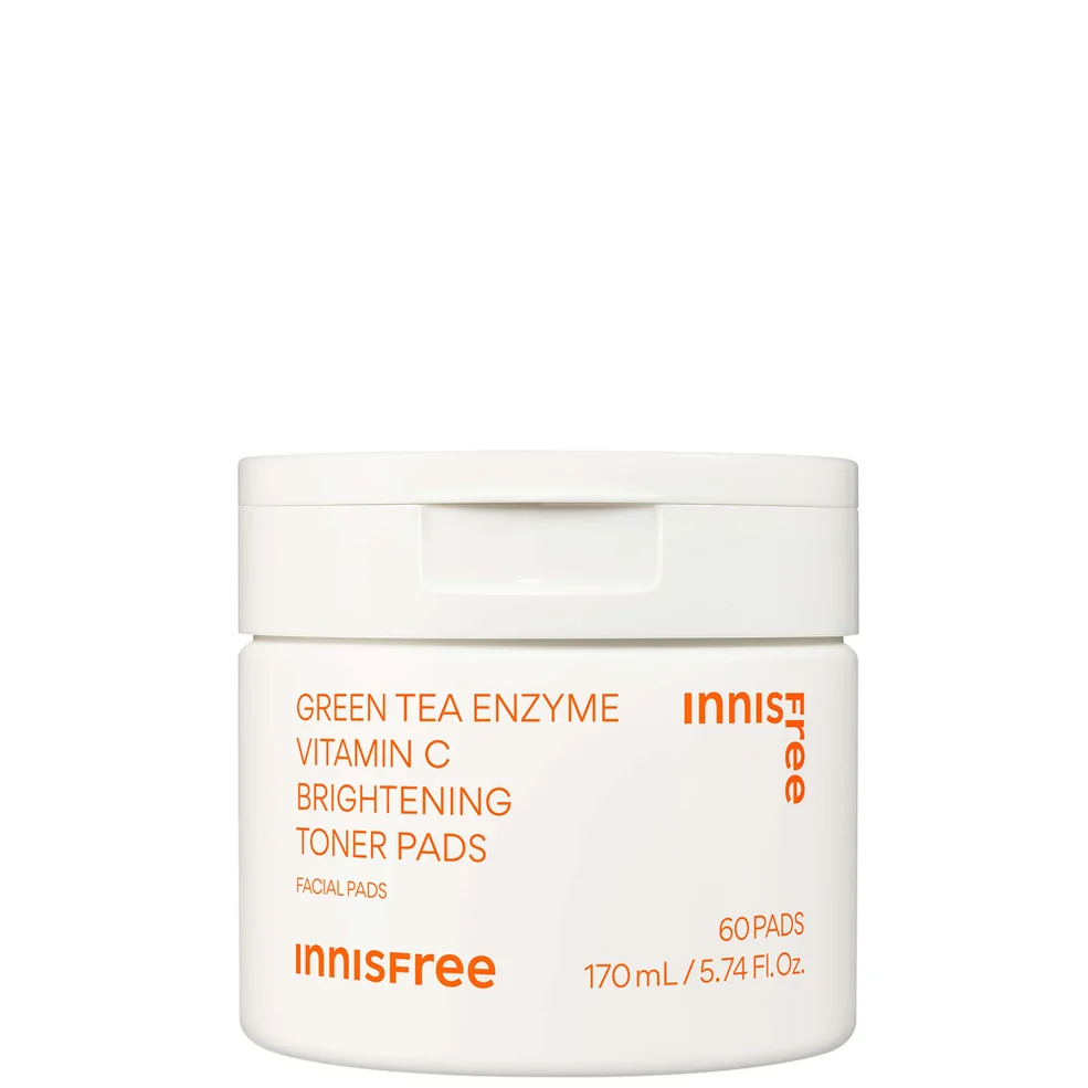INNISFREE Green Tea Enzyme Vitamin C Brightening Toner Pads - 60 pads Image 1