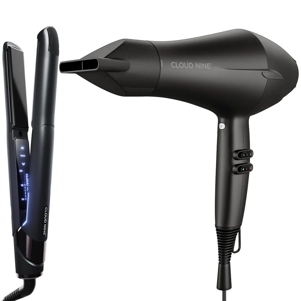 CLOUD NINE The Airshot Hairdryer and The Original Iron Bundle Image 1
