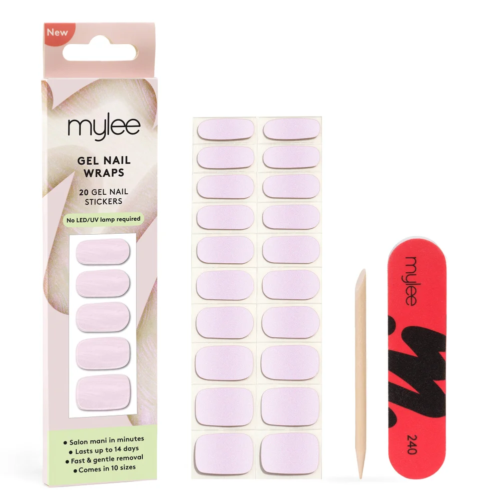 Mylee Gel Nail Wraps - Seashell Image 1