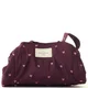 The Flat Lay Co. Parachute Drawstring Flat Lay Makeup Bag - Burgundy Hearts LOOKFANTASTIC EXCLUSIVE