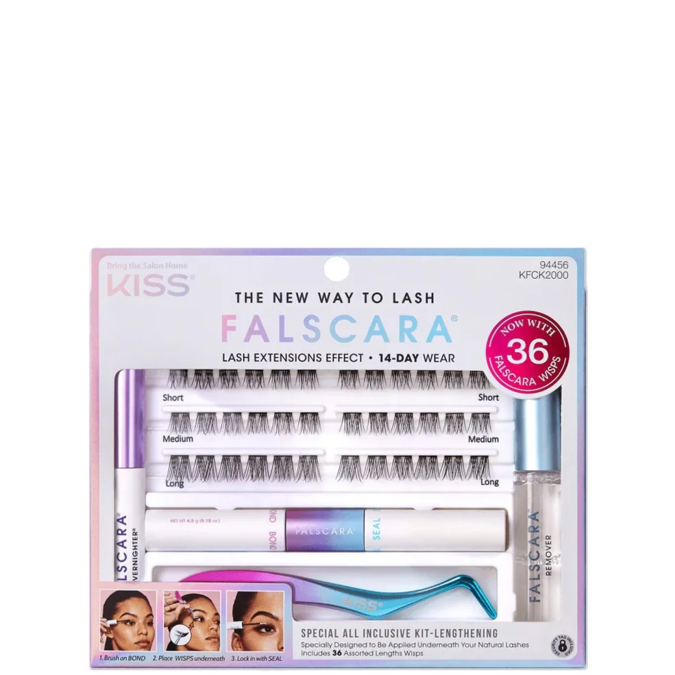 Kiss Falscara Eyelash - Starter Kit 36 pack Image 1