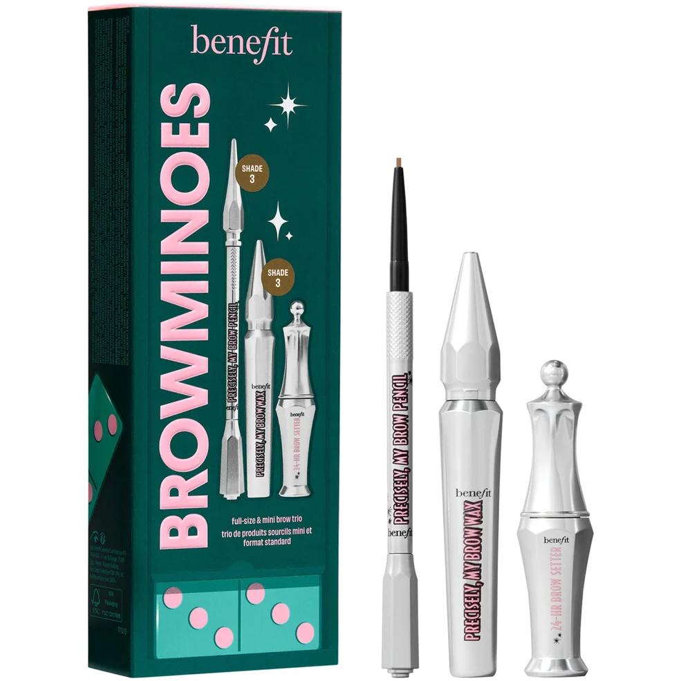 benefit BROWminoes 3 Eyebrow Makeup 3-piece Gift Set Image 1