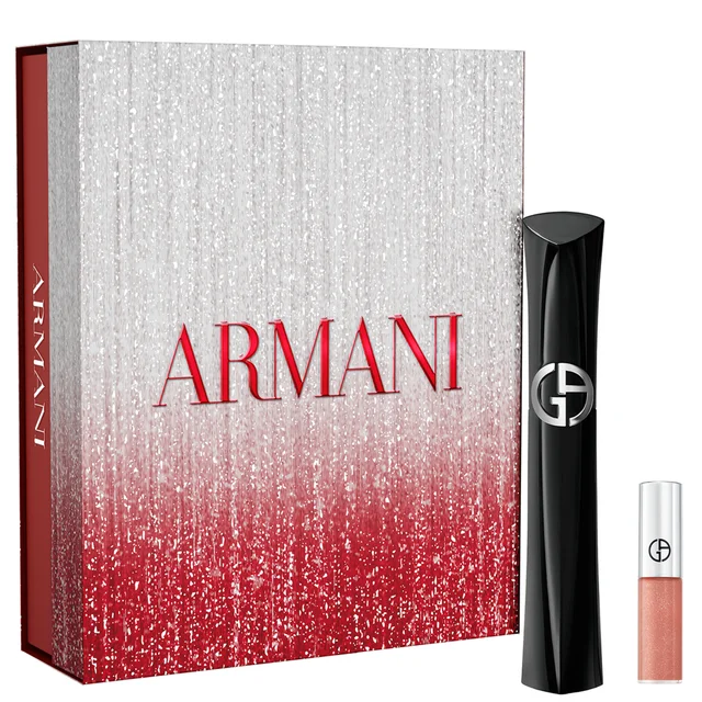 Armani Vertigo Lift Mascara & Mini Prisma Glass Icy Plumper Gift Set