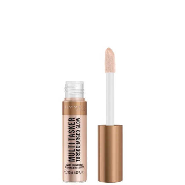Rimmel Multi Tasker Turbocharged Glow Liquid Illuminator 10ml (Various Shades)