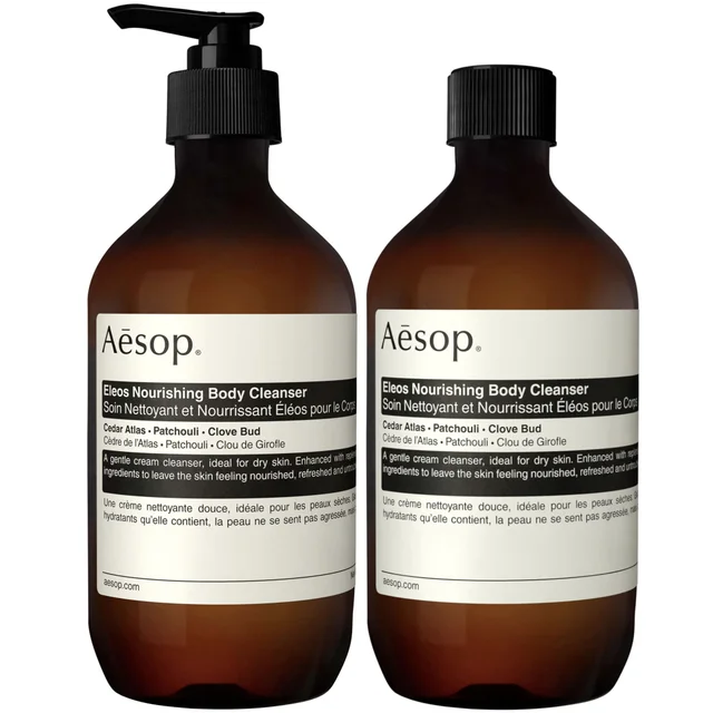 Eleos Nourishing Body Cleanser & Refill Duo