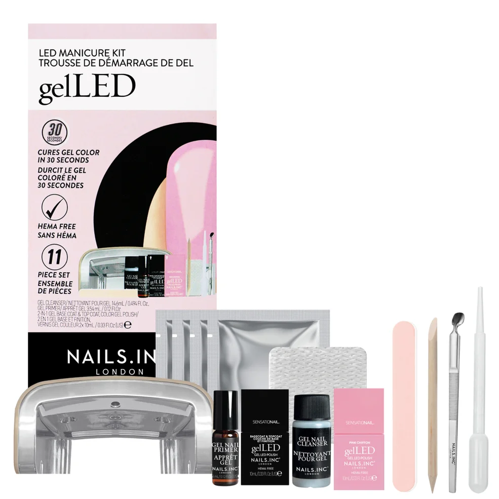 Nails Inc.  Full Size Lamp Starter Kit Image 1