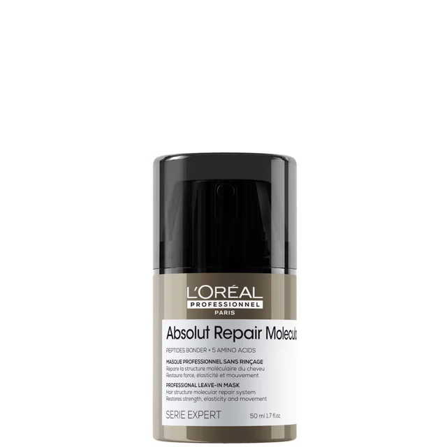 L'Oréal Professionnel Absolut Repair Molecular Leave-In Mask Travel Size, For Damaged Hair 50ml