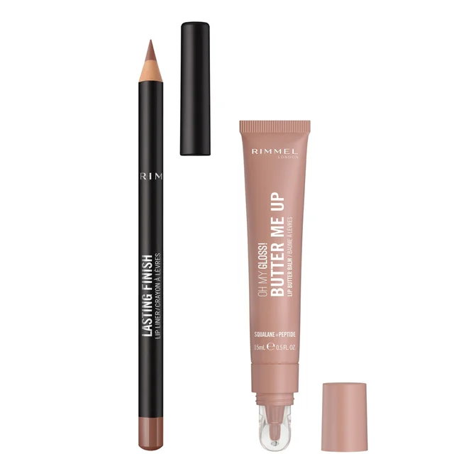 Rimmel Butter Me Up & Lasting Finish Lip Bundle (Various Shades)